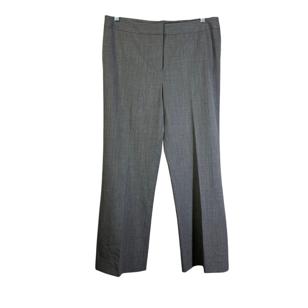 LAFAYETTE 148 Slacks Size 8 Flat Front Straight Leg Lightweight Wool Classic